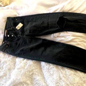 Levi’s wedgie straight size 26 black jeans nwt